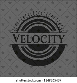 Velocity dark badge