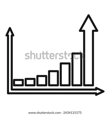 Velocity graph icon outline vector. Speed scale run. Shoe dark race