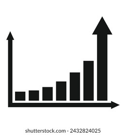Velocity graph icon simple vector. Speed scale run. Shoe dark race