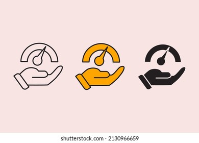 velocity icons symbol vector elements for infographic web