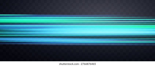 Flujo neón luz velocidad