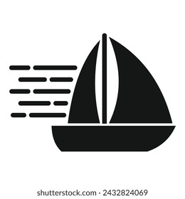 Velocity ship sea icon simple vector. Plan work. Panel gauge