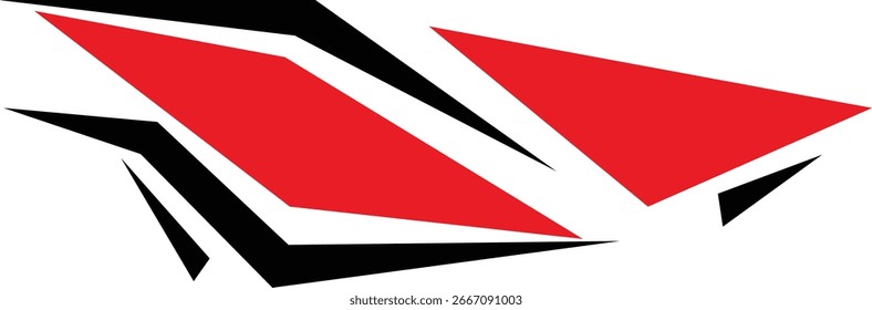 Velocity Stripe Dynamic Racing Calcomanías y etiquetas engomadas de la bandera para el estilo de alta velocidad