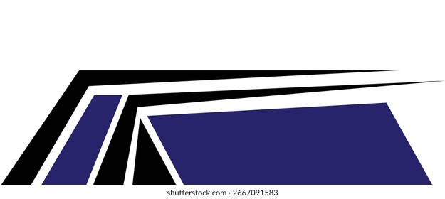 Velocity Stripe Dynamic Racing Calcomanías y etiquetas engomadas de la bandera para el estilo de alta velocidad