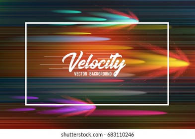 Velocity vector background 10. Speed movement pattern design. High speed and Hi-tech abstract technology concept