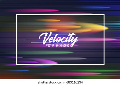 Velocity Vector Background 11. Speed Movement Pattern Design. High Speed And Hi-tech Abstract Technology Concept