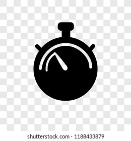 Velocity vector icon isolated on transparent background, Velocity transparency logo concept