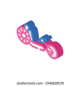 velomobile inclusive life isometric icon vector. velomobile inclusive life sign. isolated symbol illustration