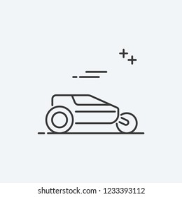 Velomobile Modern Simple UI Vector Icon