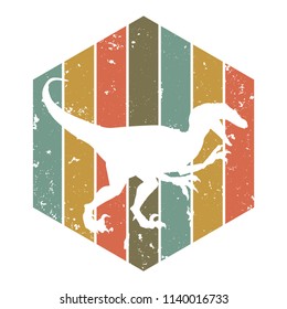 Velozeraptor design. Vector illustration isolated on white background