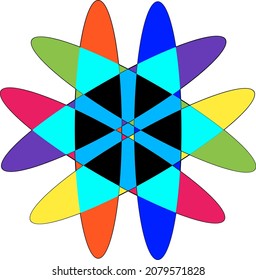 veltor drawing a geometric logo