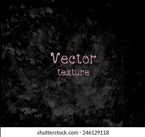 Velvet Black Texture. Vector