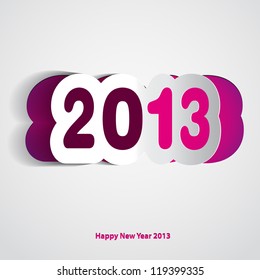 Velvet Happy New Year 2013 vector card