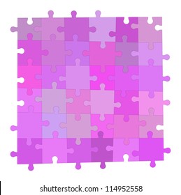 Velvet simple puzzle background, Vector image