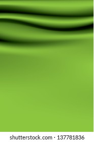 Velvet vector drapery. Soft wavy cloth. Clean, discreet color. Much space for your text or images. Decorative element for your presentation, or website. Can be use as cover.