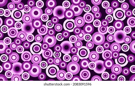 Velvet violet, pink vector background with circle. Monochrome violet color circle on dark background. Pattern for shirt textile silk scarf gift wrap wallpaper pants skirts hats bags bandana 