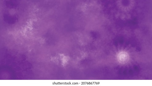 Velvet violet texture background. Grungy stain watercolor illustration in purple color.