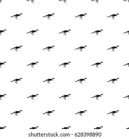 Velyciraptor pattern seamless in simple style vector illustration