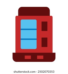 Vending Machine Flat Icon Design For Personal nad Commercial Use