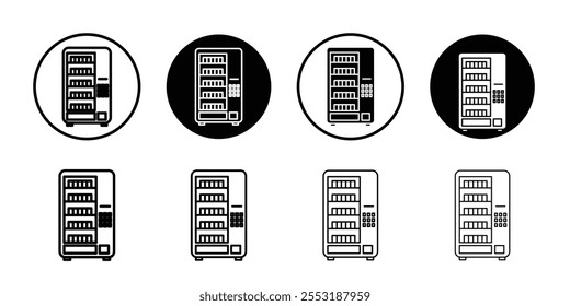 Vending machine icon Art design illustration