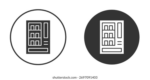 Vectores del doodle del icono de la máquina expendedora, Ilustración vectorial