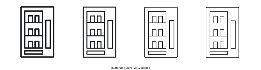 Vending machine icon Eps10. icons graphic design