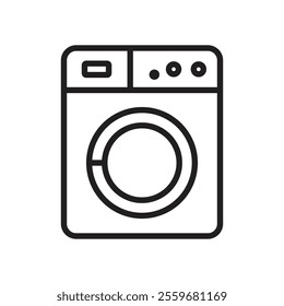 Vending machine icon Flat art in black and white isolated