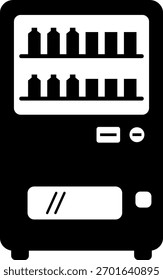 The vending machine icon isolated on white background