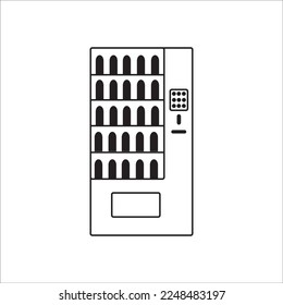 vending machine icon logo vector design