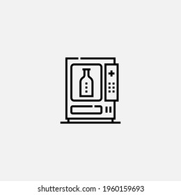 Vending machine icon sign vector,Symbol, logo illustration for web and mobile