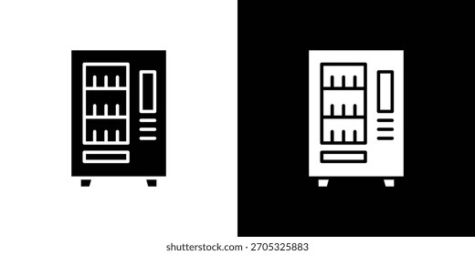 Vending machine icon, simple flat style. for ui or ux designs