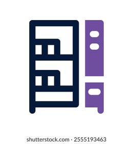 vending machine icon. vector dual tone icon for your website, mobile, presentation, and logo design.
