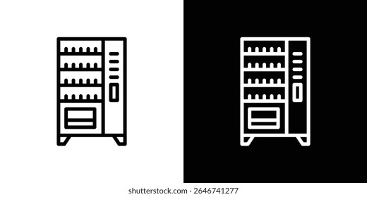 Vending machine icon vector simple element illustration editable