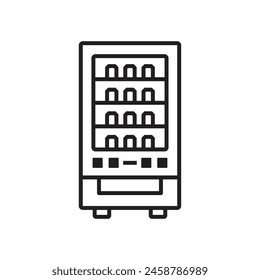 vending machine icon vector template illustration logo design