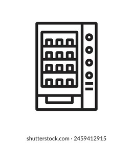 vending machine icon vector template illustration logo design