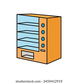 vending machine icon vector template illustration logo design
