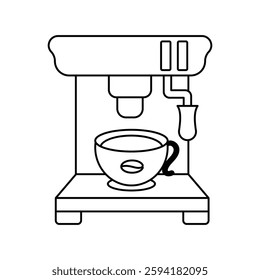 vending machine icon with white background vector stock illustration