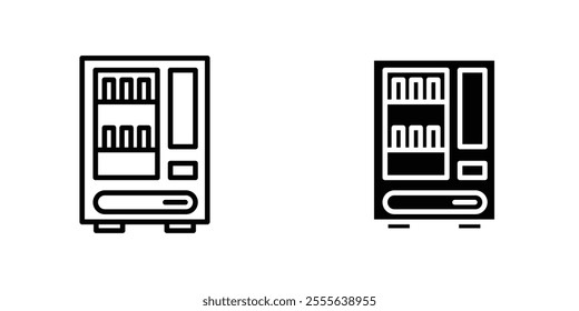 Vending machine icons for app and websites.