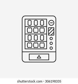 Vending Machine Line Icon