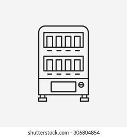 Vending Machine Line Icon