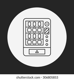 Vending Machine Line Icon