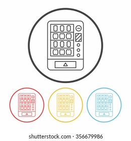 Vending Machine Line Icon