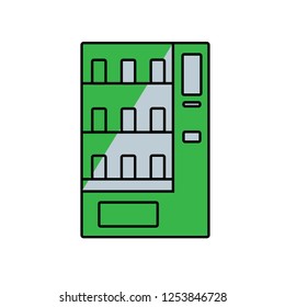 Vending machine outline icon 