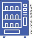 Vending Machine vector icon. Can be used for printing, mobile and web applications.