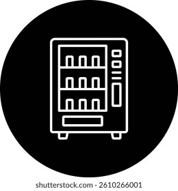 Vending Machine vector icon. Can be used for printing, mobile and web applications.
