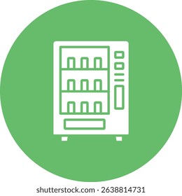 Vending Machine vector icon. Can be used for printing, mobile and web applications.