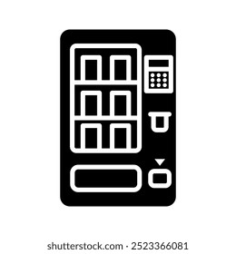 vending machines vector icon color editable