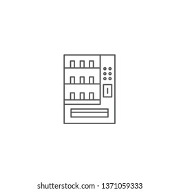 vending machines vector icon, sign, illustration on background