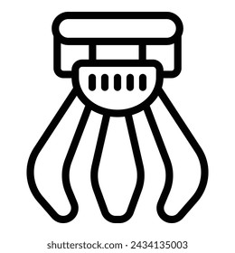 Vending tool icon outline vector. Machine game crane. Robotic toy