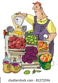 7,504 Street food vendor Stock Vectors, Images & Vector Art | Shutterstock